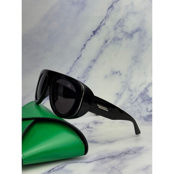 NEW Bottega Veneta BV1362S Black Aviator Sunglasses $690 main image 5